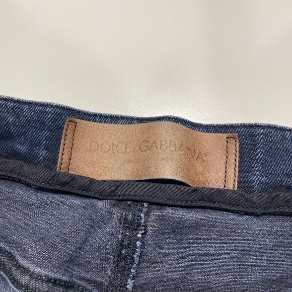 Dolce & Gabbana 16 Stretch Slim Fit Dark Wash Mens Jeans size 30x27 - Picture 4 of 8
